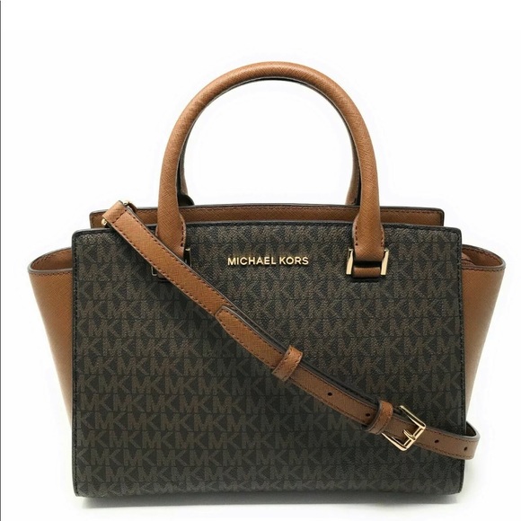 NWT Michael Kors md selma handbag Signature - Picture 1 of 7